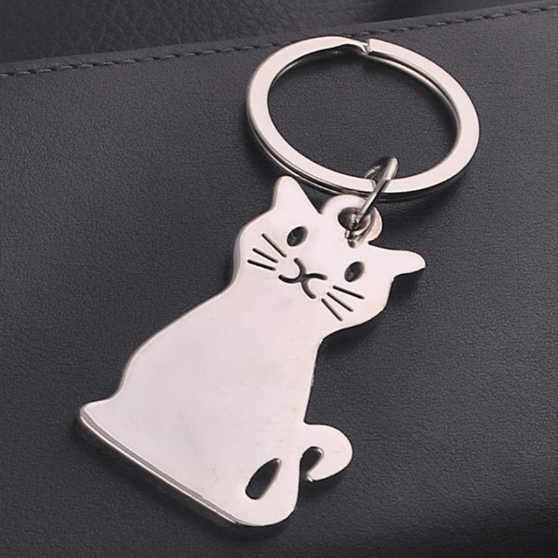 Elechobby Interesting Keyring Keychain (Cat shape) - Image 5